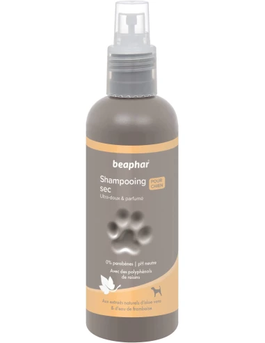 BEAPHAR – Spray Shampoing Sec ultra-doux pour chien